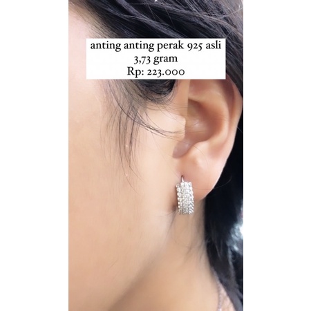 Anting Anting Perak 925 Asli