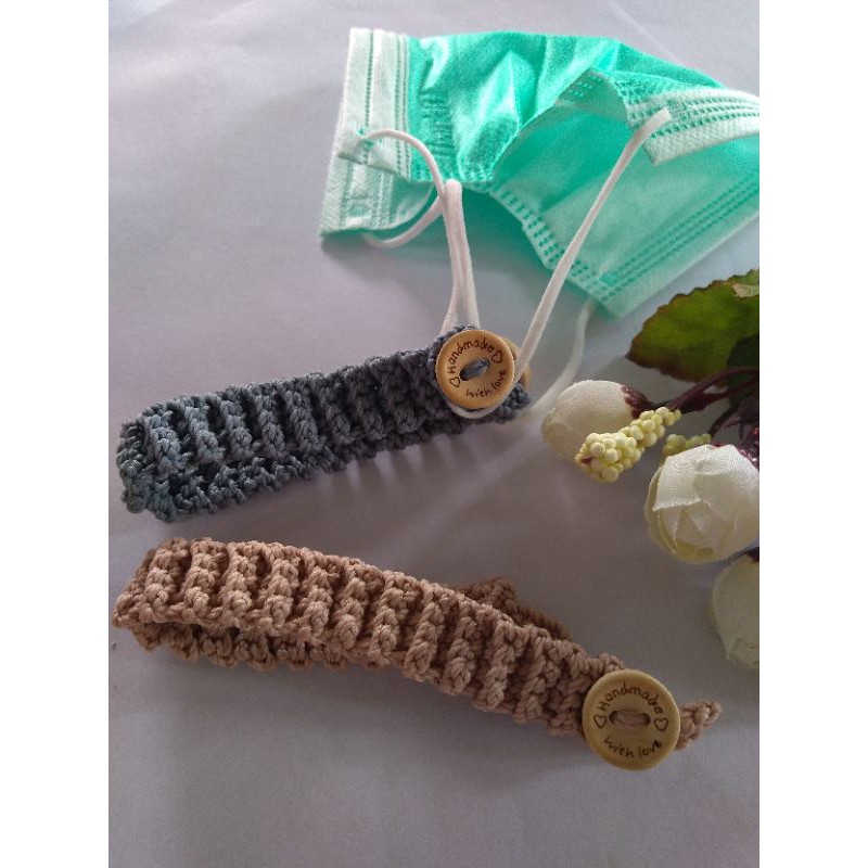 Konektor Masker Rajut Cantik