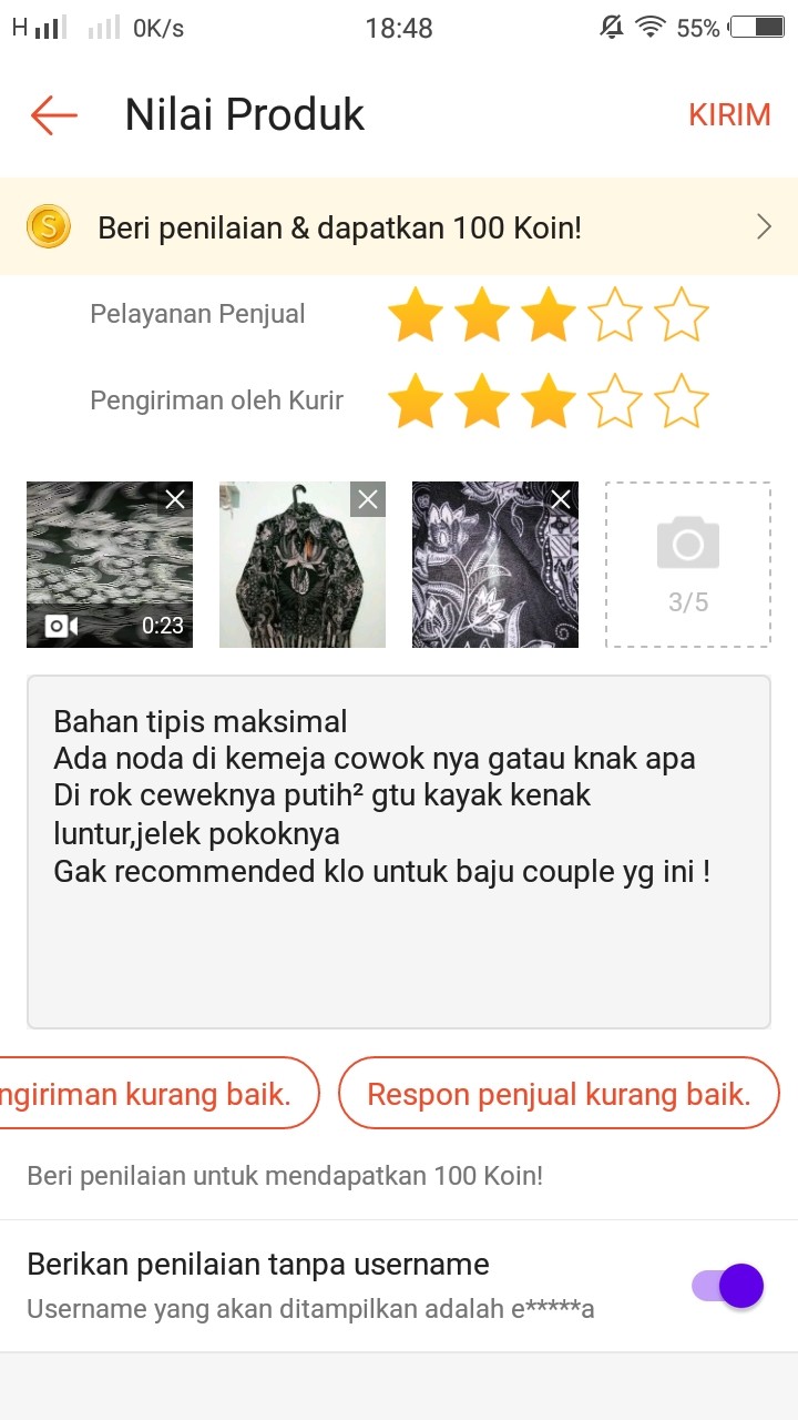 (termurah - Ori & Real Pic!  Warna) Batik Couple Andhini Kebaya Couple Brukat Anabel - Bs073