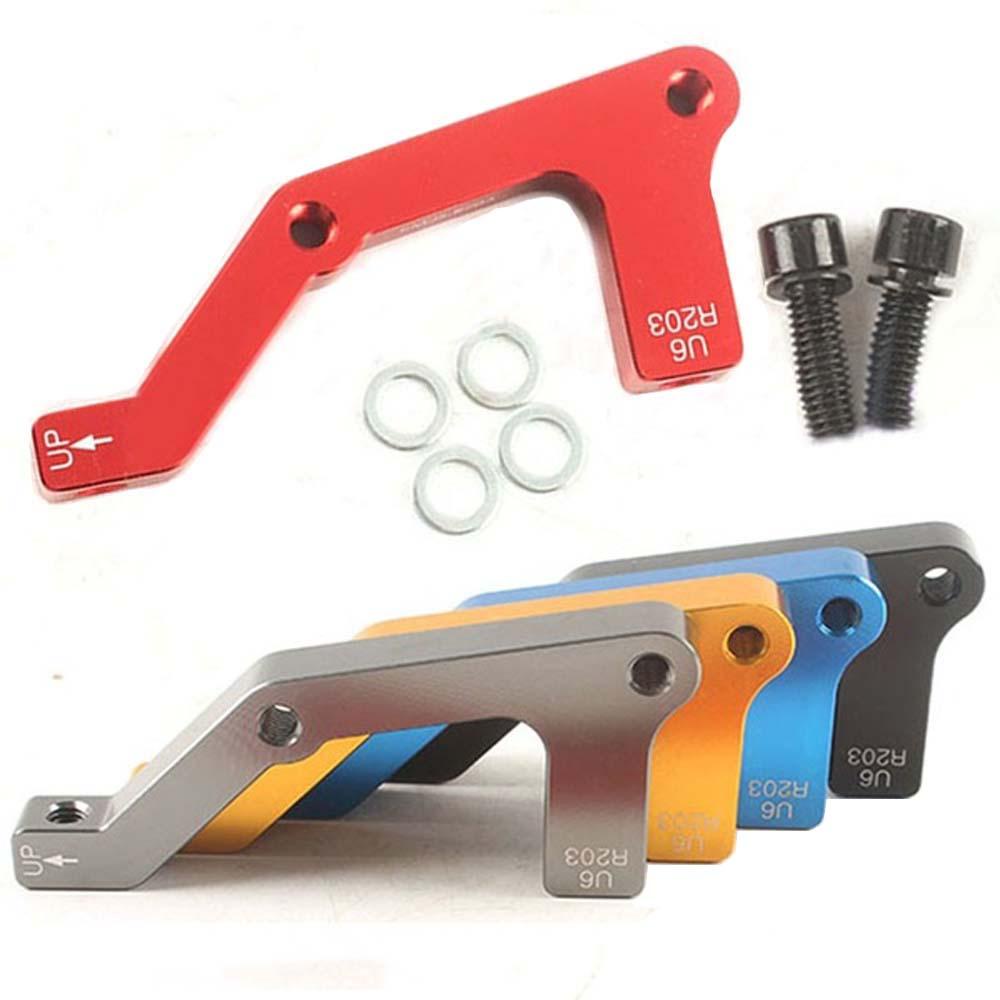 Adapter Rem Cakram Agustinina Depan/Belakang Post Mount Aksesoris Sepeda Rotor Paduan Aluminium180/203mm Adaptor Rem