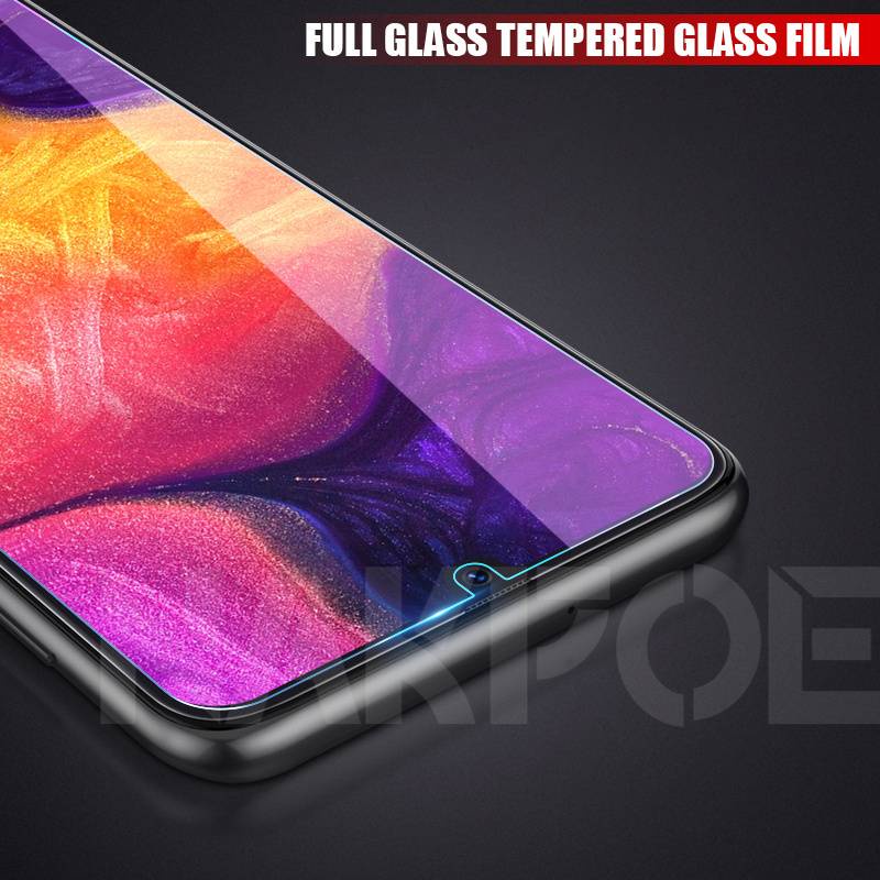 9D Full Tempered Glass On For Samsung Galaxy A10 A20 A30 A40 A50 A60 A70 Screen Protector A80 A90 M10 M20 M30 M40 Glas Film Case