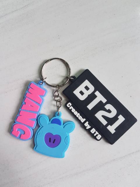  Cara  Membuat  Gantungan  Kunci  Bt21 Dari Kain Flanel Kunci  