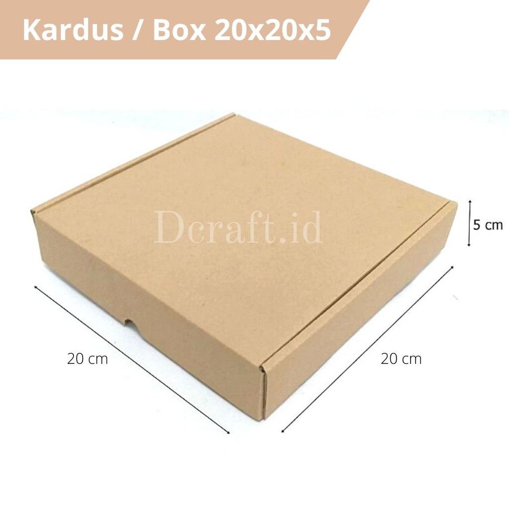 

Kardus / Box Pizza 20x20x5 cm / Hampers / Karton