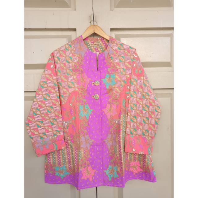 ATASAN BATIK WANITA JUMBO -BAJU BATIK JUMBO WANITA MODERN- ATASAN BATIK BLOUSE WANITA