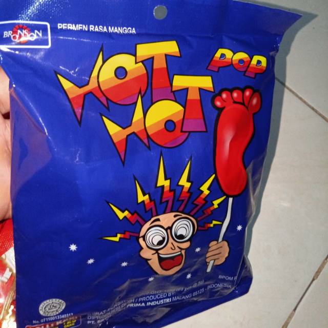 

Hot hot pop permen kaki permen rasa mangga