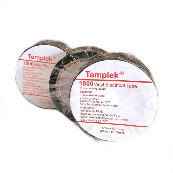 Isolasi Listrik Hitam Templek 1800 Vinyl Electrical Tape