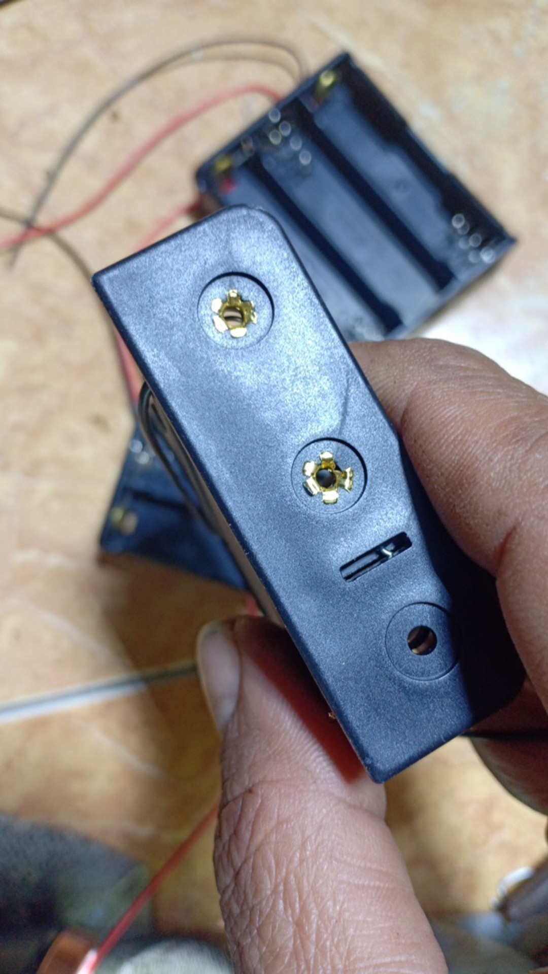 1x 2x 3x 4x 18650 Battery Case Holder 3.7v Plastic Battery Storage Box Case Holder Leads With Storage Box With Wire Lead