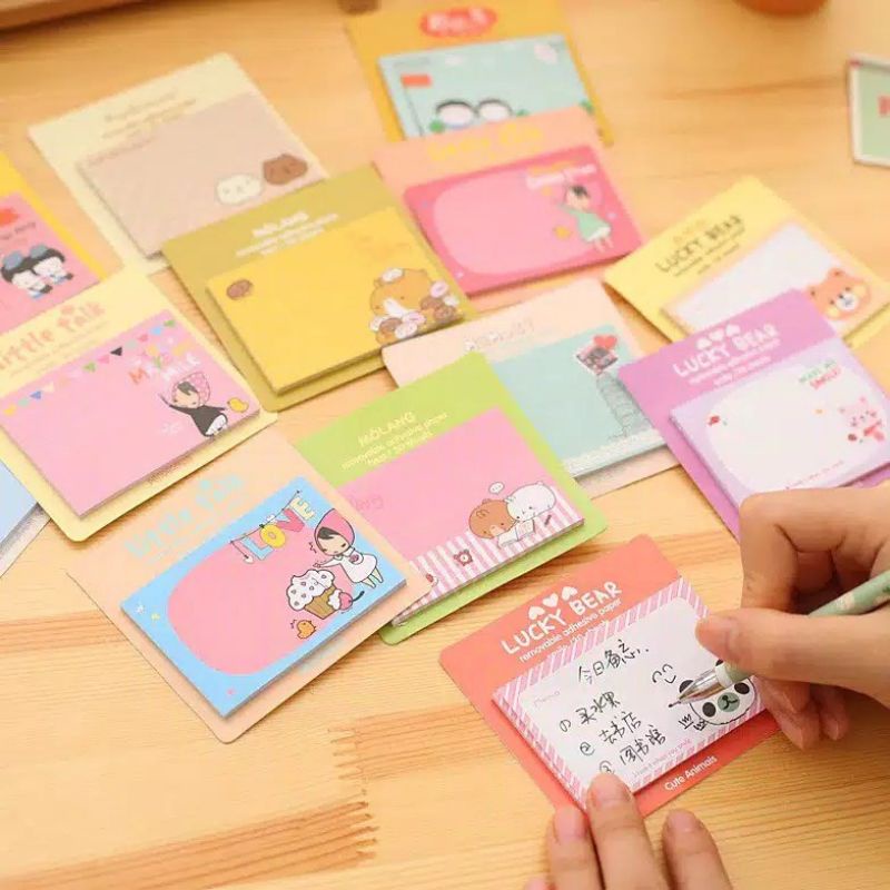 

Memo Beragam Motif Karakter Lucu