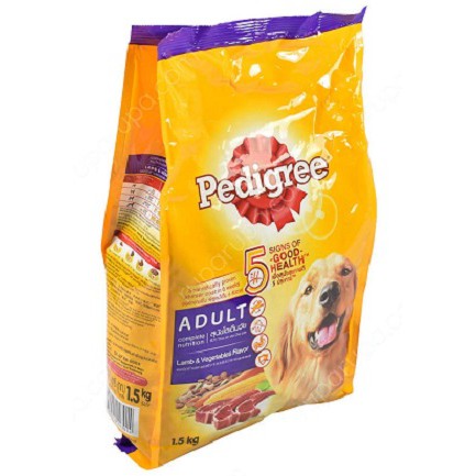 Pedigree Adult Lamb &amp; Vegetables 1.5kg 1.5 kg Makanan Anjing 1,5kg