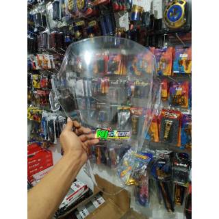 Visor pcx windsield pcx lokal bening termasuk stiker Visor pcx windsield pcx lokal bening termasuk stiker