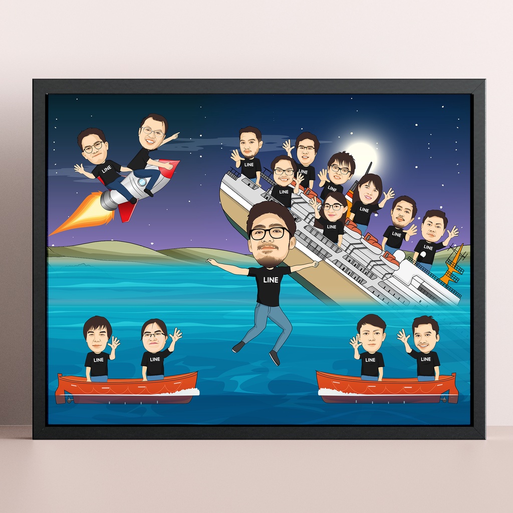 

Karikatur Digital Sketsa Tambahan Wajah / Pengerjaan 2 hari