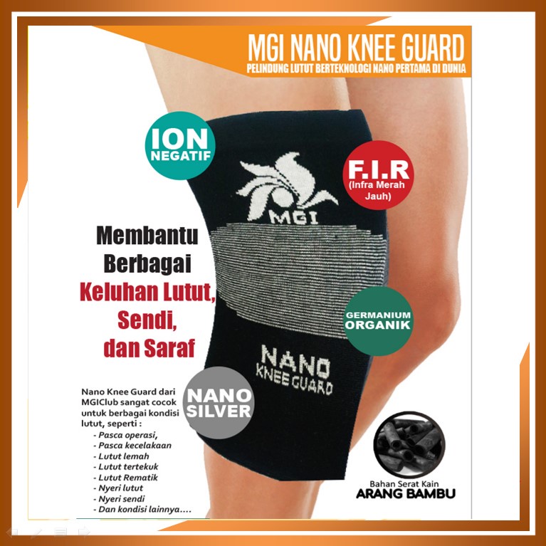 Decker Lutut Terapi Kesehatan Mgi Nano Knee Guard Original