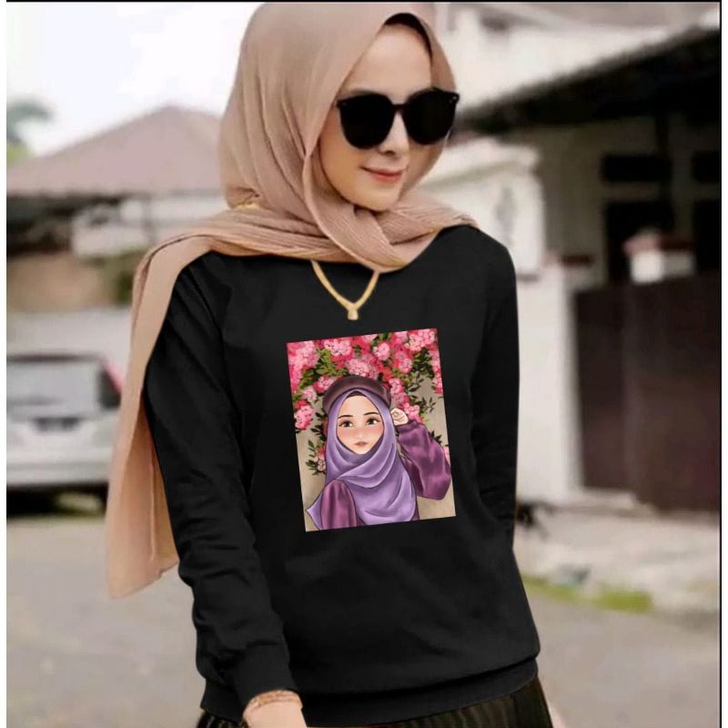 COD/DS/BAJU SWEATER HIJAB 3 (M-L-XL)