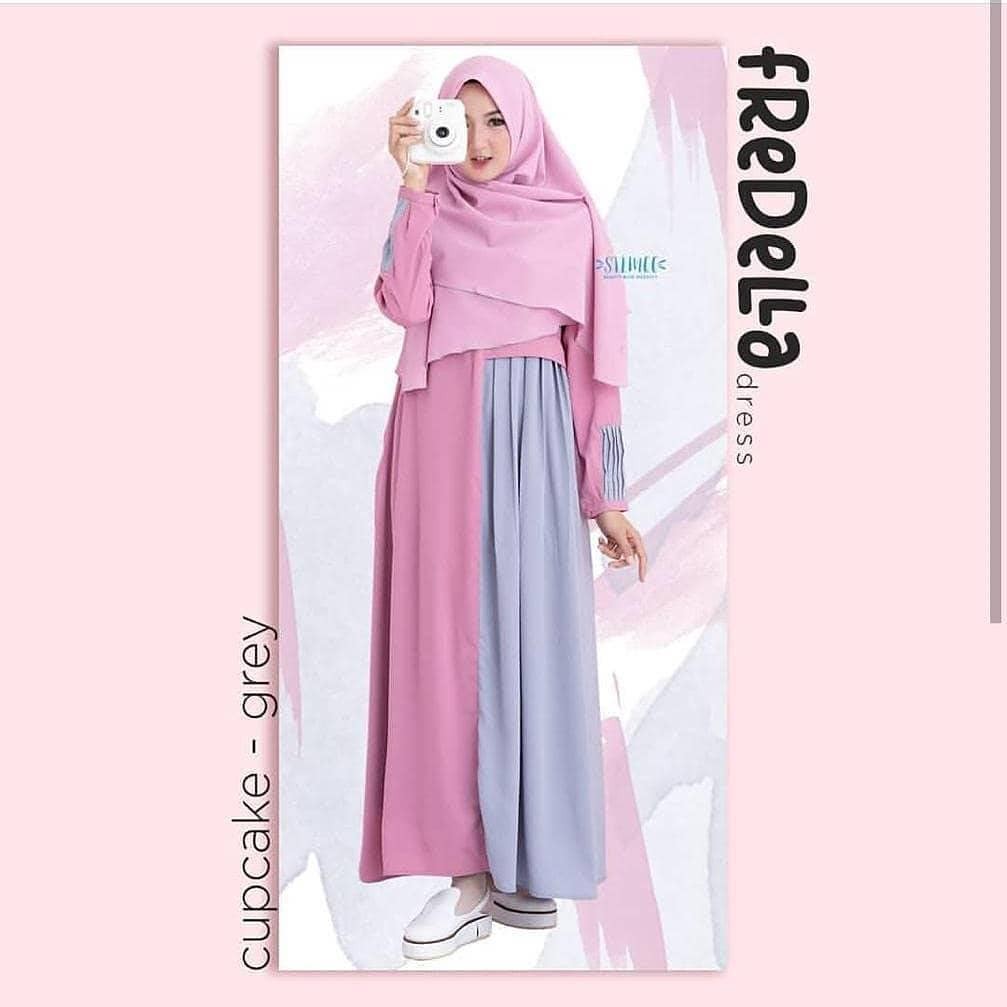 Fredella syar'i /Dress Muslim / Gamis