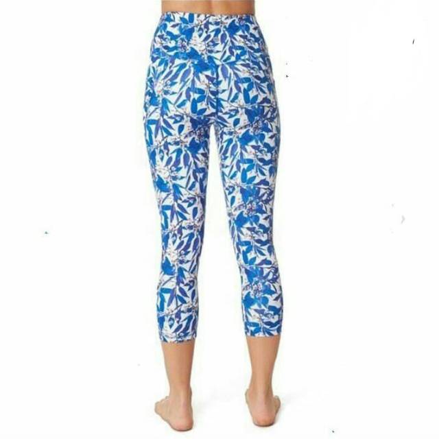 Women side pocket higwaist capri gottex