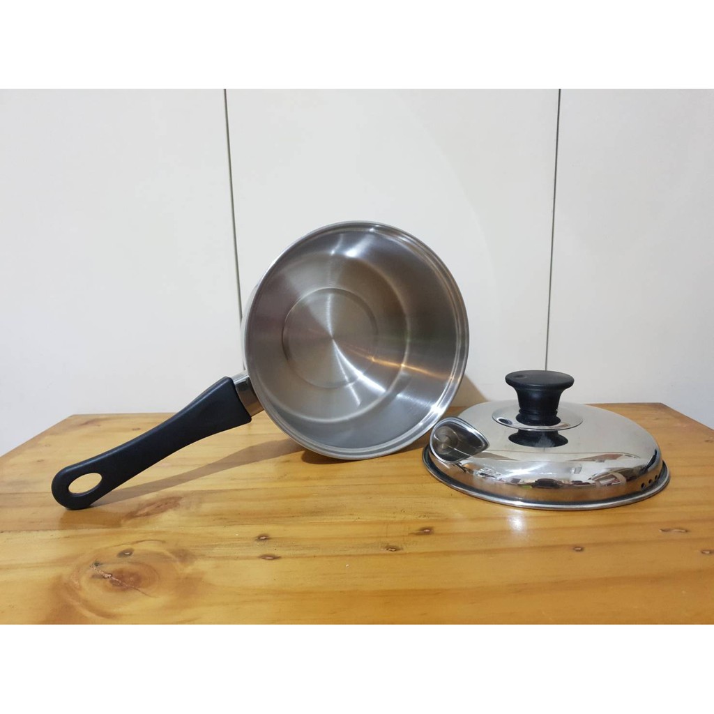 PANCI Sauce Pan Stainless 19 cm - Panci Susu