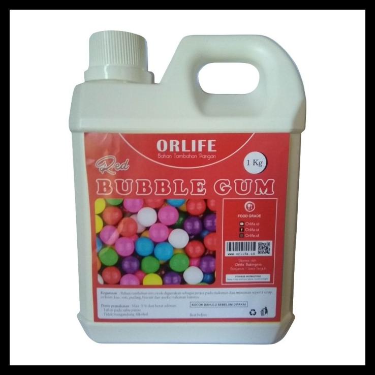 

TERBARUU!! Perisa Pasta Red Bubblegum atau Permen Karet Merah Orlife 1 kg COD