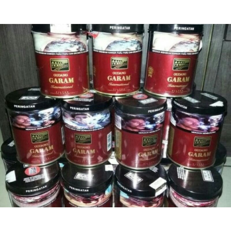 Jual kaleng rokok/kaleng filter/kaleng gudang garam filter/kaleng beks