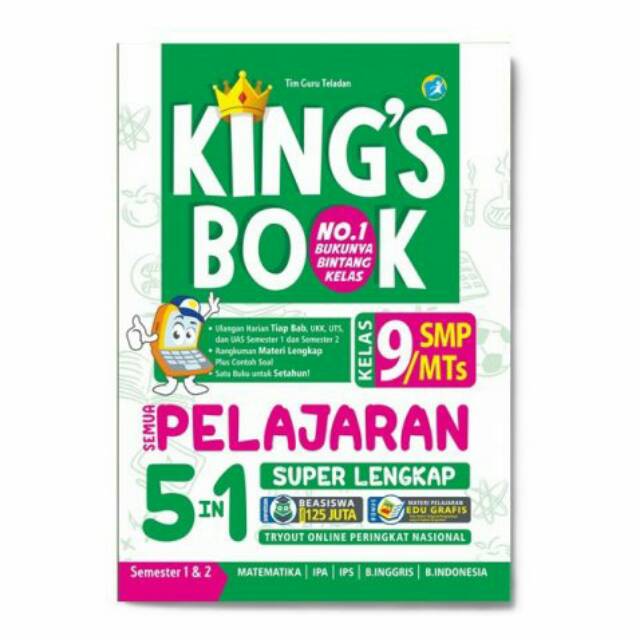 KINGS BOOK KELAS 9 SMP - BUKU SOAL KELAS 9