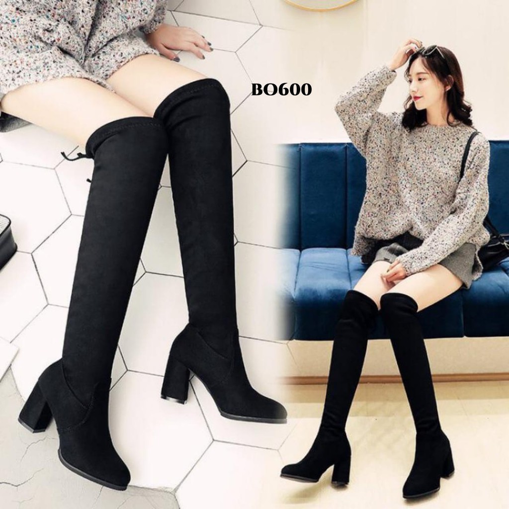 RESTOCK WYN SEPATU LONG BOOTS KOREA BO600