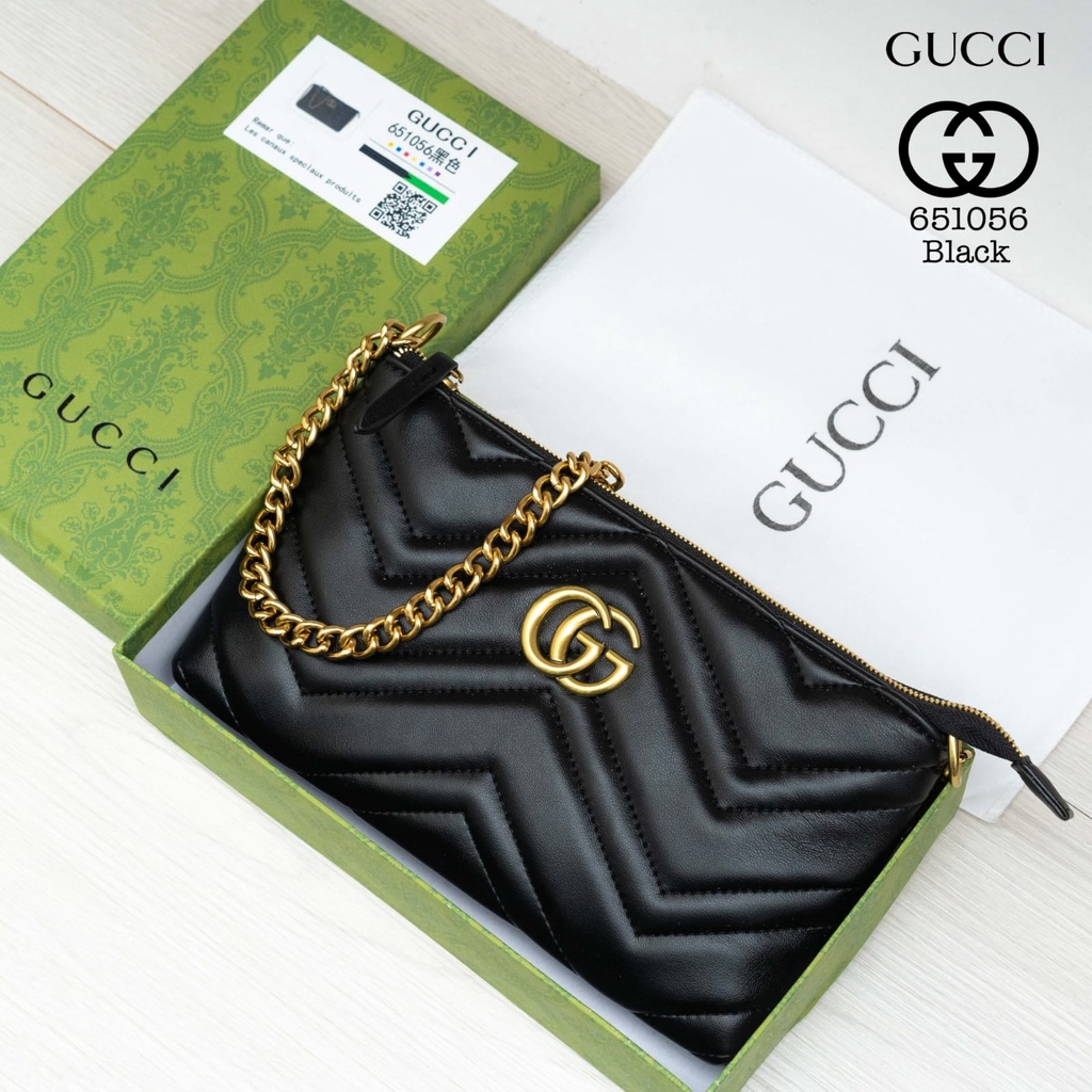 GUCCI FLORENCE SLING CLUTCH 651056