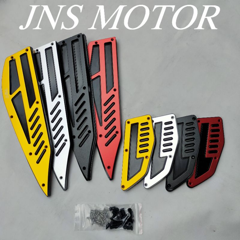 Bordes xmax 250 black diamond pijakan kaki karpet cnc xmax 250