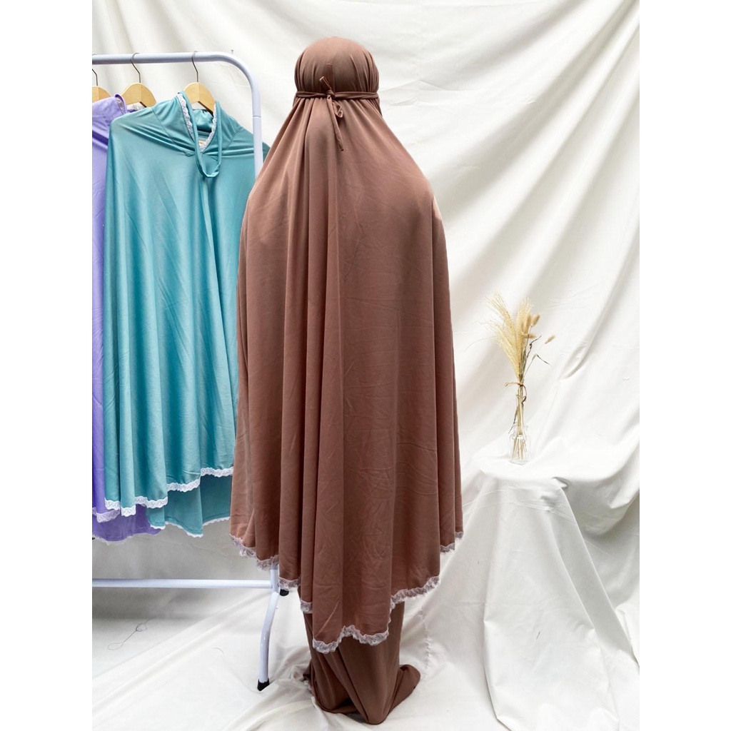 Mukena Dewasa Polos Hyget Premium / Telekuh Dewasa Mukena Polos Bahan Hyget / Mukena Alat Sholat