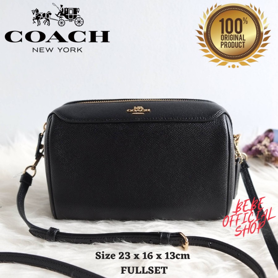 [ORIGINAL] COACH Bennett Crossbody Imblack  / Tas Coach Original / Tas Coach Wanita Original / Coach