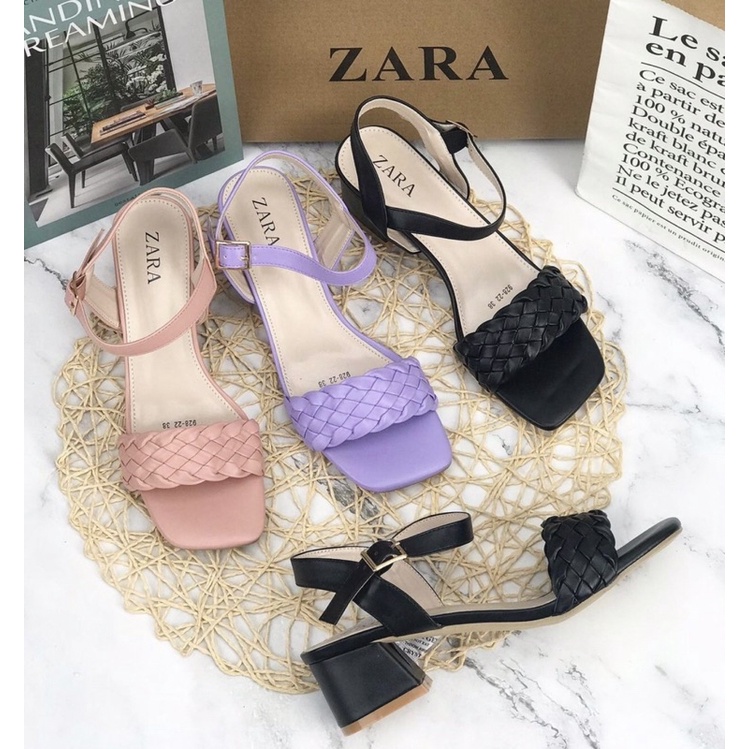 Heels 92822 sepatu sendal wanita import realpict