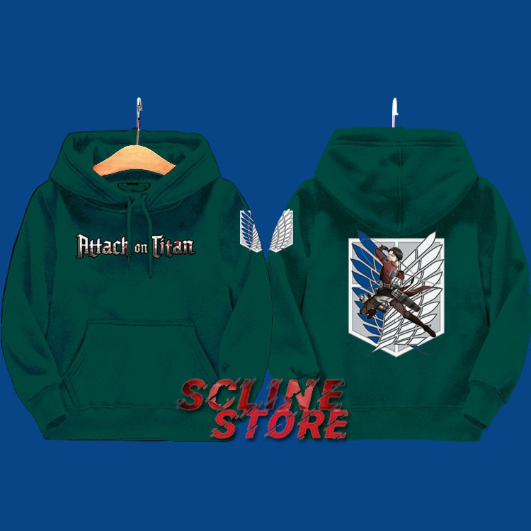 Jaket Anak Sweater Hoodie Anak Attack On Titan Levi