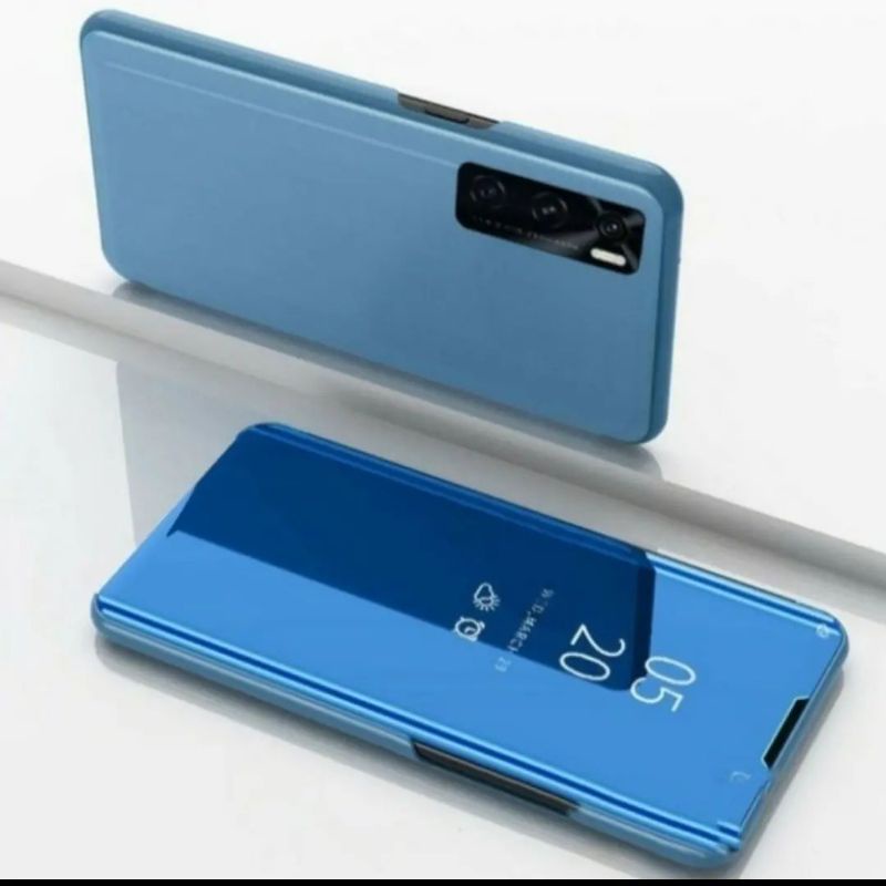 VIVO Y20 Y12s Flip Mirror New Flip Cover Standing Kaca Mirror Flip Case