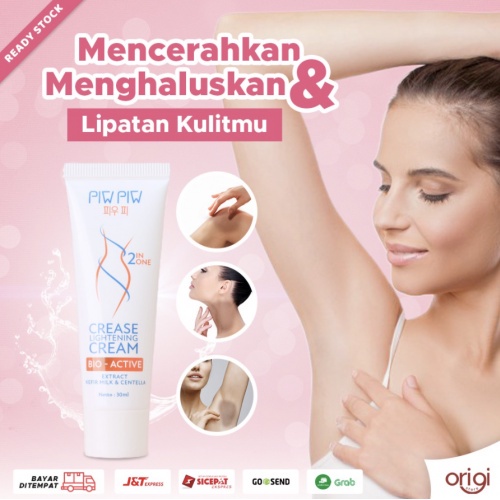 Piw Piw Crease Axillary Cream Lightening Cream - PIWPIW Armpit Pemutih Ketiak, Penghilang Bekas Luka BPOM Luciola