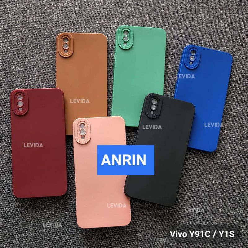 VIVO Y91C Y1S CASE PRO CAMERA MACARON CASING SOFTCASE SILIKON