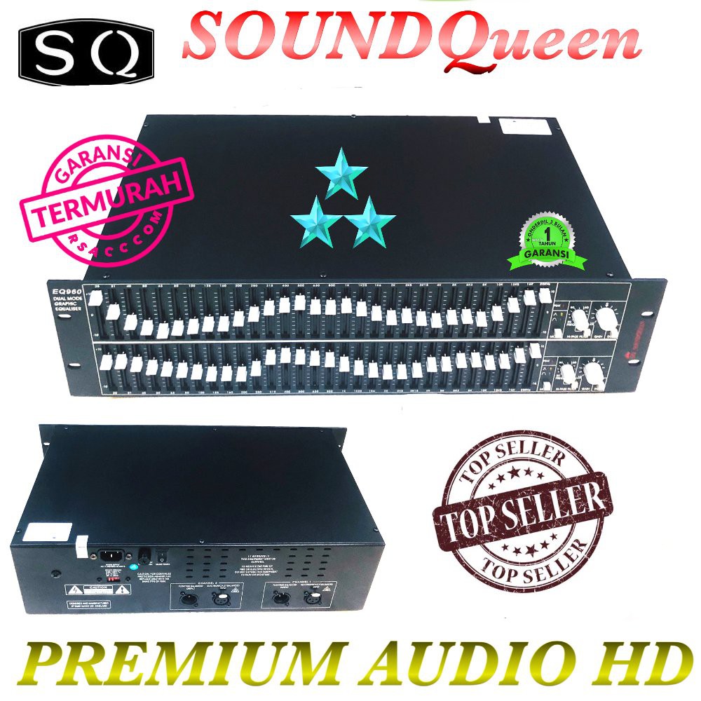 EQUALISER EQ960 SOUNDQUEEN DUAL MODE GRAPHIC ORIGINAL