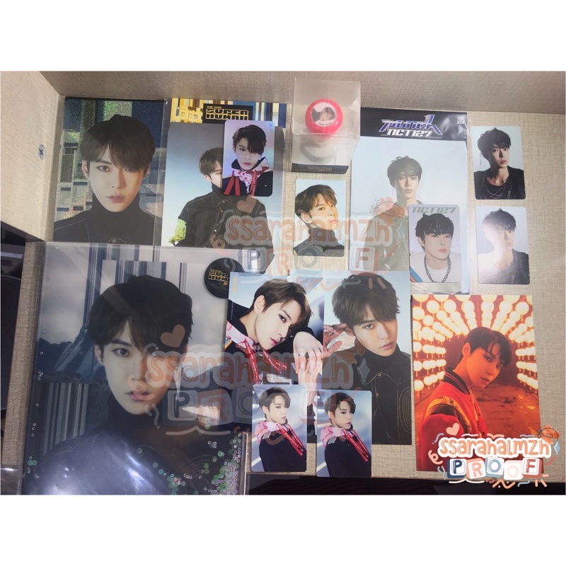 NCT 127 Doyoung MD superhuman neozone punch neozone pt.1 clear file holo standee card photocard stam