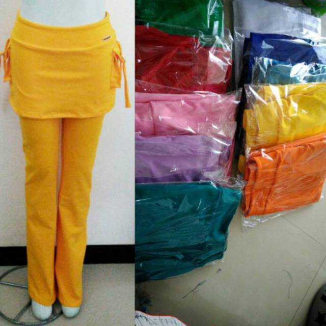 Celana rok senam lapangan muslimah