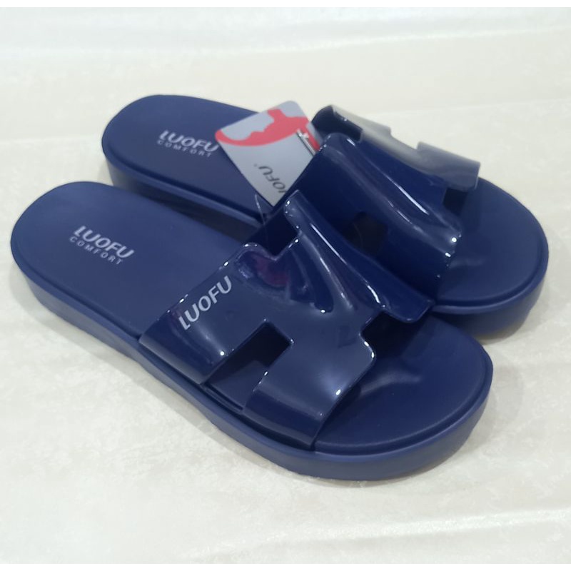 sandal selop wanita luofu E7199