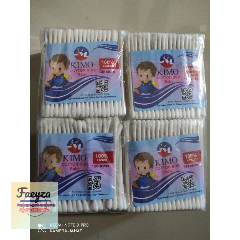 COTTON BUD BABY KIMO isi 12 bungkus (1200 sticks)