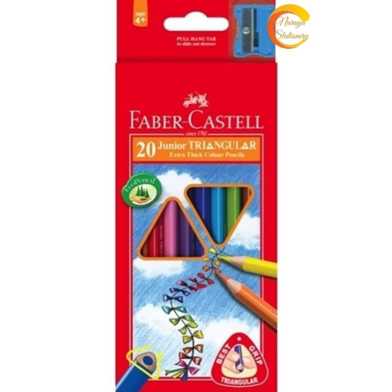 

Junior Triangular Colour 20 Warna Faber-Castell