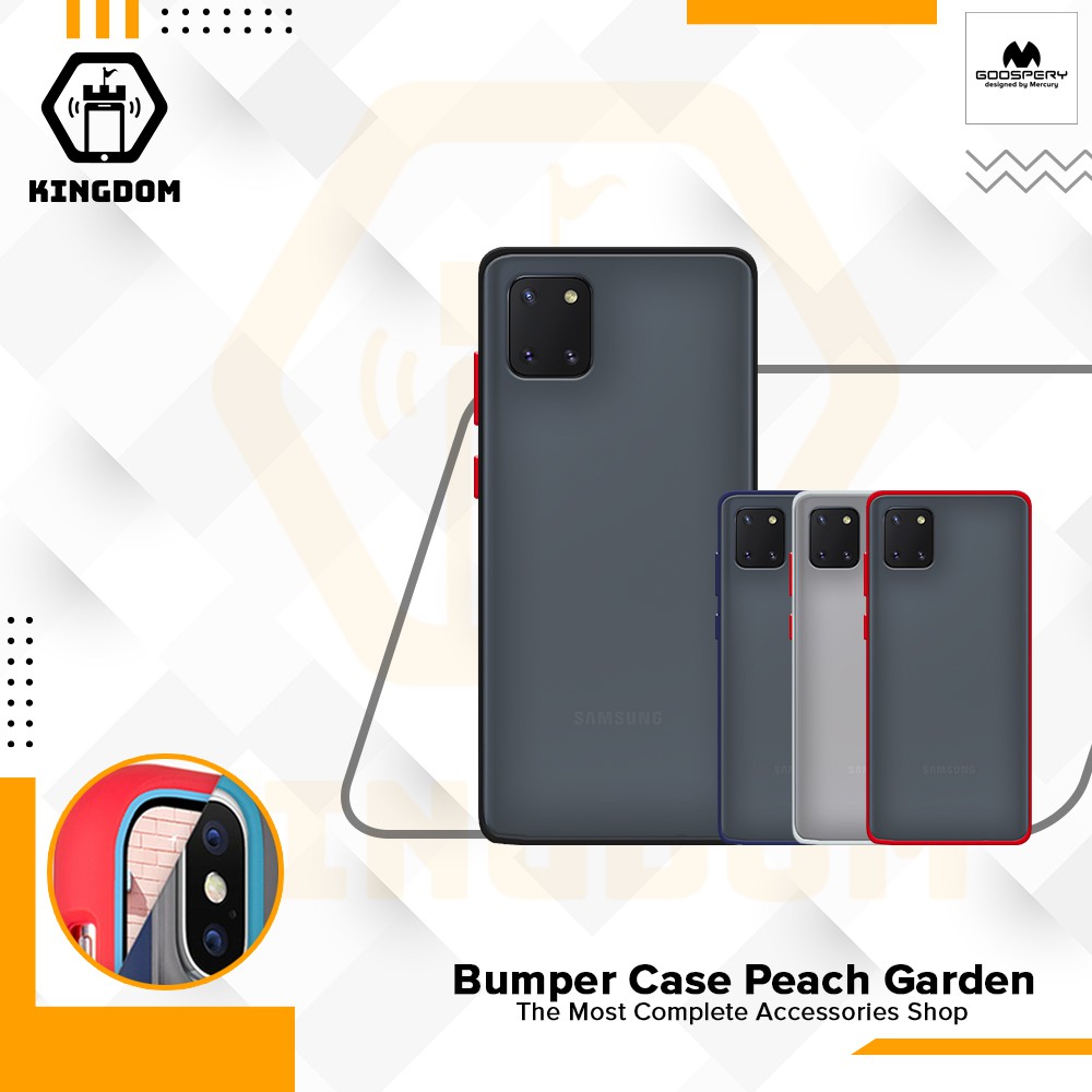 Casing Samsung Galaxy Note 10 Lite N770 Goospery Peach Garden Bumper Case