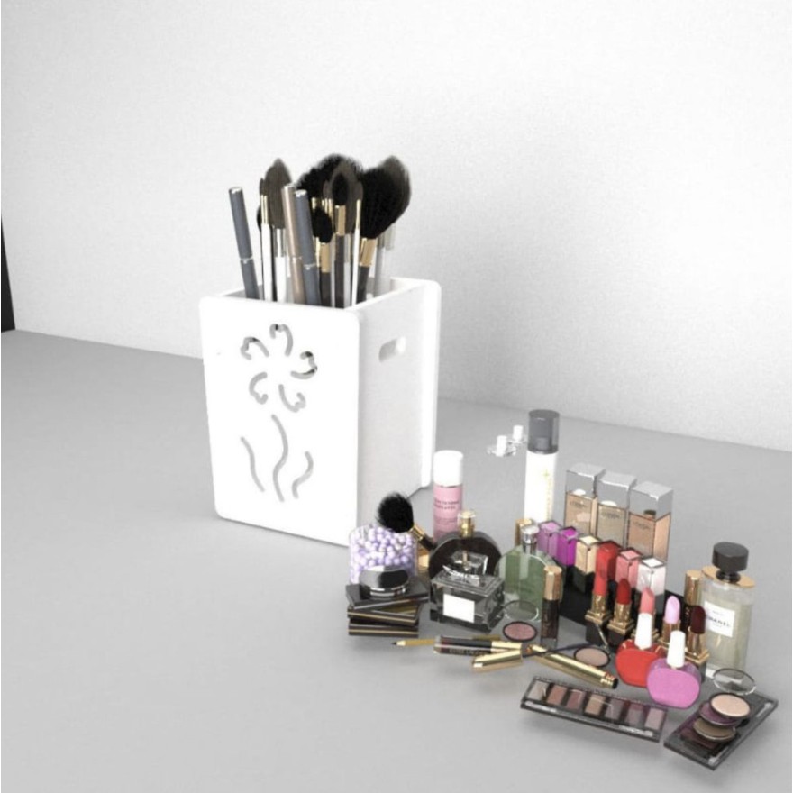 Keranjang Kuas Make Up / Tempat Taruh Kosmetik