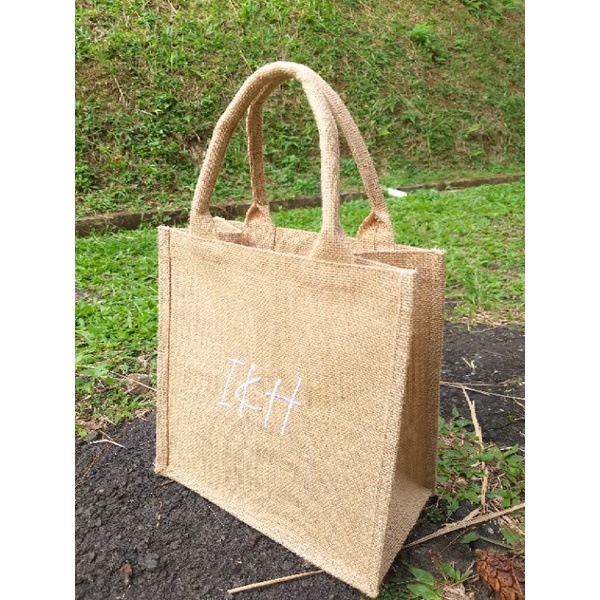 tas karung goni laminasi jute hampers