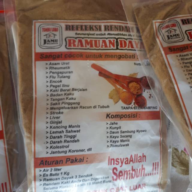 Refleksi Rendam Kaki Ramuan Dayak