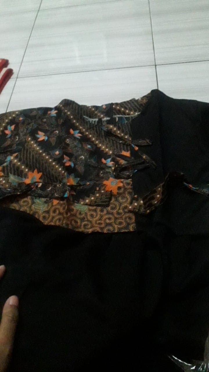 Best Seller Jumbo Tunik Batik Wanita Seragam Terlaris Atasan Dolby Dobby