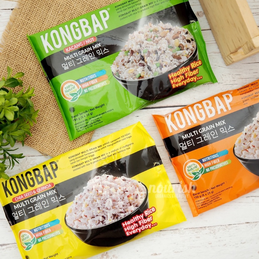 Kongbap Multi Grain Mix Chiaseed &amp; Quinoa 150gr (6x25 gr)