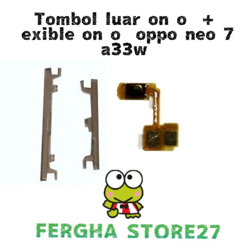 tombol luar on off oppo neo 7 + flexible on off volume