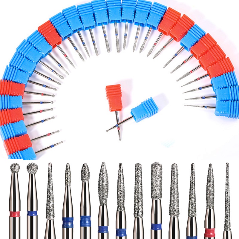 1pcs Mini Carbite Nail Drill Bits Manicure Drill Untuk Milling Cutter Mesin Listrik Kikir Kuku Buffer Peralatan Nail Art