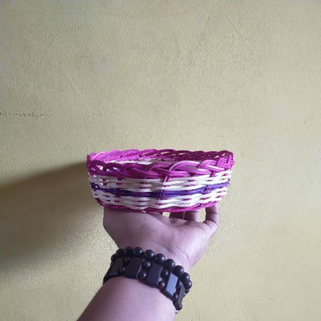 18 cm mangkok sodan ingke warna tridatu pink kombinasi