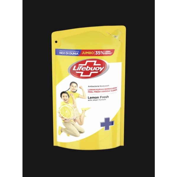 SABUN MANDI CAIR LIFEBUOY LEMON FRESH (KUNING) 825ML / SABUN MANDI CAIR / LIFEBUOY