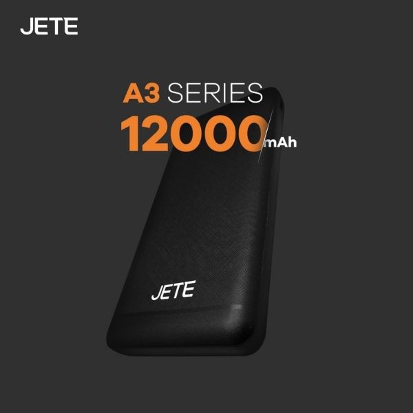 Powerbank 12000 MaH Fast Charging JETE A3 - Garansi Resmi  2 Tahun